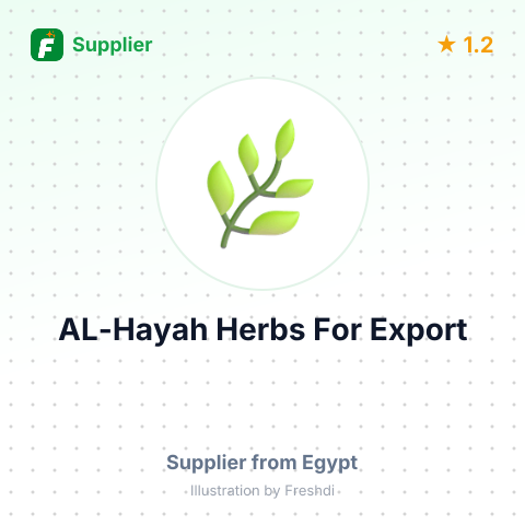 AL-Hayah Herbs For Export  – summary card, no photo uploaded yet