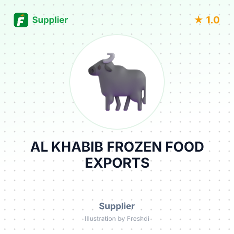 AL KHABIB FROZEN FOOD EXPORTS – summary card, no photo uploaded yet