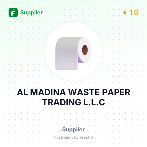 AL MADINA WASTE PAPER TRADING L.L.C – summary card, no photo uploaded yet