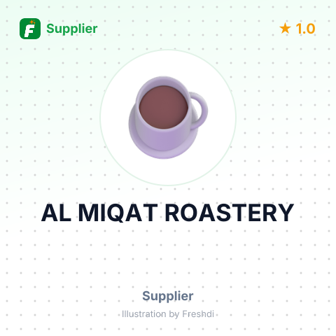 AL MIQAT ROASTERY – summary card, no photo uploaded yet