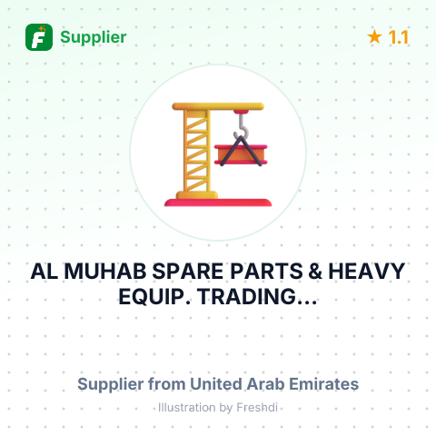 AL MUHAB SPARE PARTS & HEAVY EQUIP. TRADING... – summary card, no photo uploaded yet