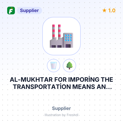 AL-MUKHTAR FOR IMPORİNG THE TRANSPORTATİON MEANS AND PREPARİNG THE WORKSHOPS PLANTS AND VOCATİONAL SAFETY MEANS LİMİTED LİABİLİTY COMPANY – summary card, no photo uploaded yet