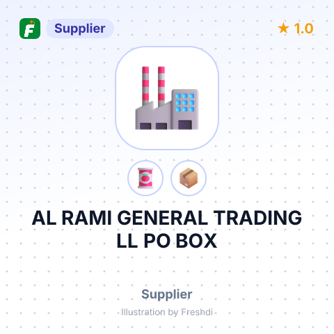 AL RAMI GENERAL TRADING LL PO BOX – summary card, no photo uploaded yet