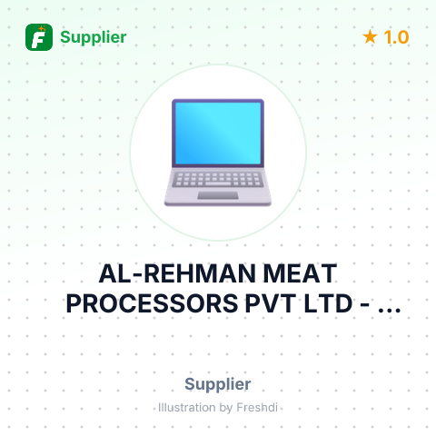 AL-REHMAN MEAT PROCESSORS PVT LTD – summary card, no photo uploaded yet