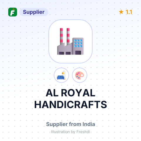 AL ROYAL HANDICRAFTS – summary card, no photo uploaded yet