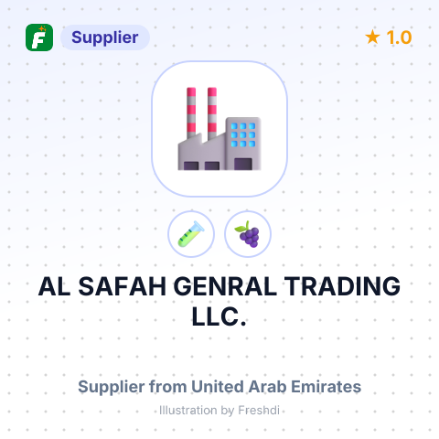 AL SAFAH GENRAL TRADING LLC. – summary card, no photo uploaded yet