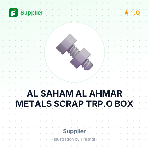AL SAHAM AL AHMAR METALS SCRAP TRP.O BOX – summary card, no photo uploaded yet
