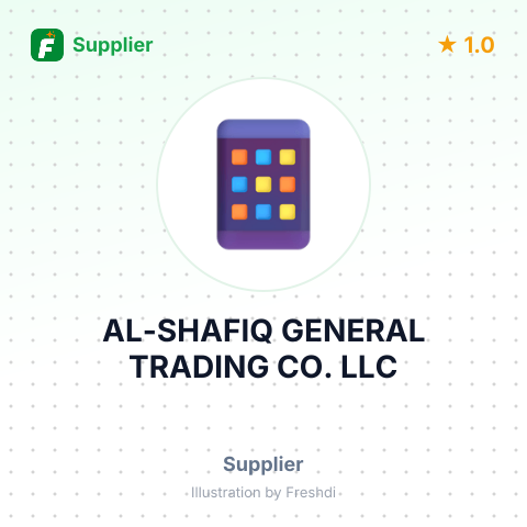 AL-SHAFIQ GENERAL TRADING CO. LLC – summary card, no photo uploaded yet