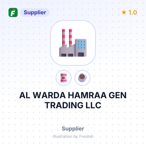 AL WARDA HAMRAA GEN TRADING LLC – summary card, no photo uploaded yet
