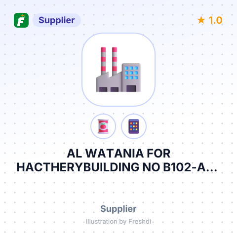 AL WATANIA FOR HACTHERYBUILDING NO B102-A22 SMART VILLAGE,KM28 CAIRO ALEX DESERT ROADGIZA EGYPT – summary card, no photo uploaded yet