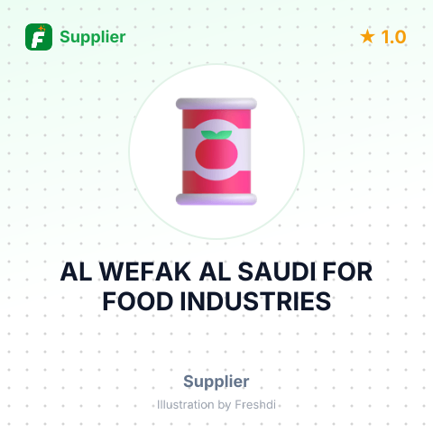 AL WEFAK AL SAUDI FOR FOOD INDUSTRIES – summary card, no photo uploaded yet