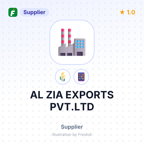 AL ZIA EXPORTS PVT.LTD – summary card, no photo uploaded yet