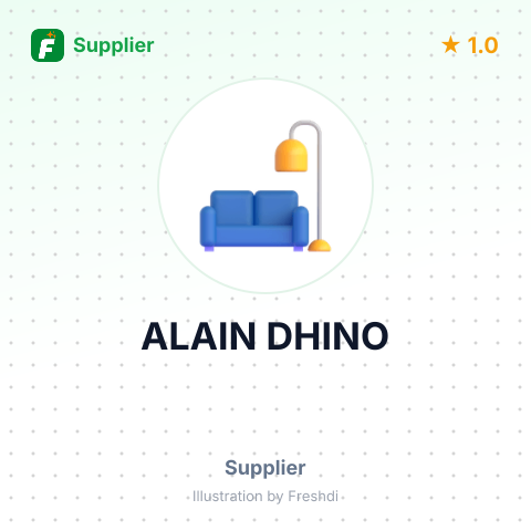 ALAIN DHINO – summary card, no photo uploaded yet