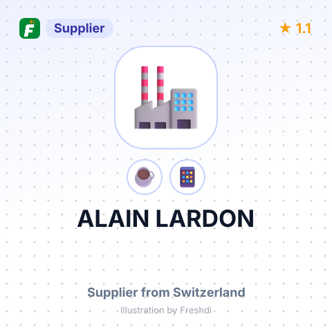 ALAIN LARDON – summary card, no photo uploaded yet