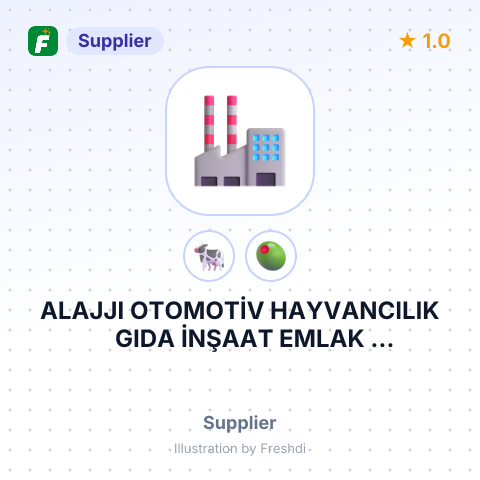 ALAJJI OTOMOTİV HAYVANCILIK GIDA İNŞAAT EMLAK KUYUMCULUK İTHALAT İHRACAT SANAYİ VE TİCARET LİMİDET ŞİRKETİ – summary card, no photo uploaded yet