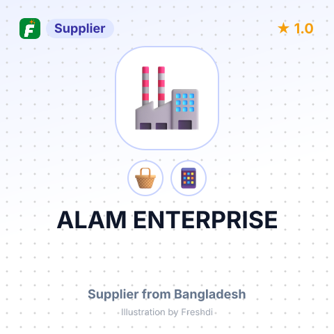 ALAM ENTERPRISE – summary card, no photo uploaded yet
