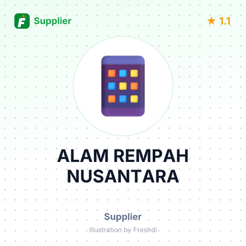 ALAM REMPAH NUSANTARA – summary card, no photo uploaded yet