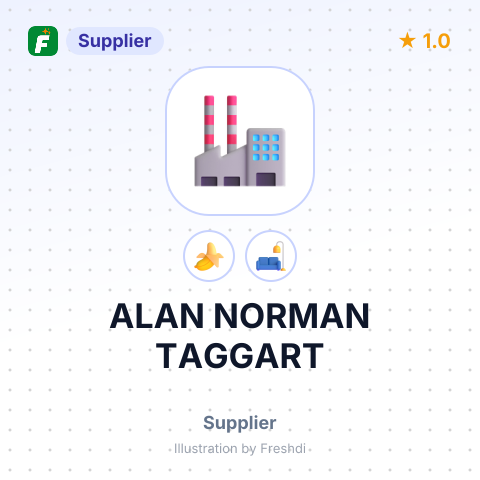 ALAN NORMAN TAGGART – summary card, no photo uploaded yet