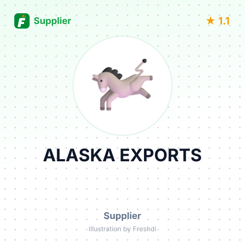 ALASKA EXPORTS – summary card, no photo uploaded yet