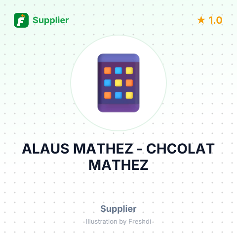 ALAUS MATHEZ - CHCOLAT MATHEZ – summary card, no photo uploaded yet