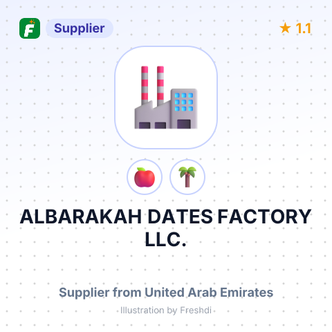 ALBARAKAH DATES FACTORY LLC. – summary card, no photo uploaded yet