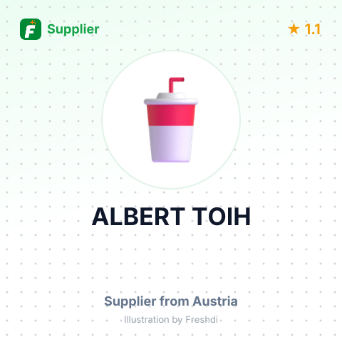 ALBERT TOIH – summary card, no photo uploaded yet