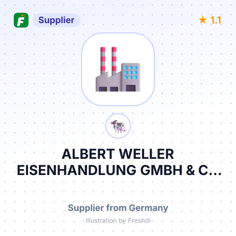 ALBERT WELLER EISENHANDLUNG GMBH & CO KG – summary card, no photo uploaded yet