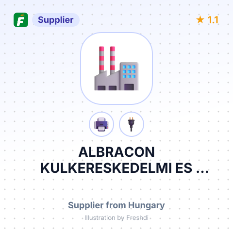 ALBRACON KULKERESKEDELMI ES SZOLGALTATO KFT – summary card, no photo uploaded yet