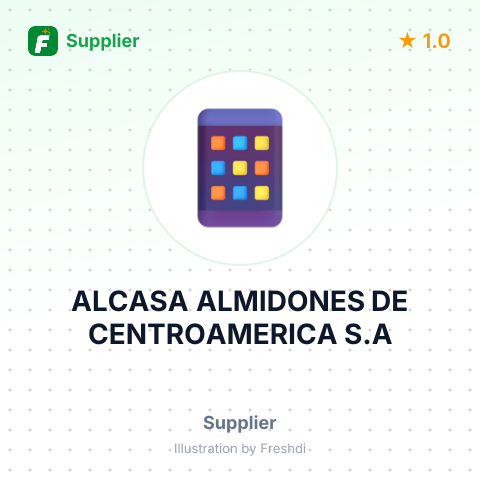 ALCASA ALMIDONES DE CENTROAMERICA S.A – summary card, no photo uploaded yet