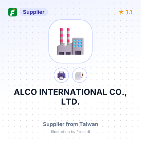 ALCO INTERNATIONAL CO., LTD. – summary card, no photo uploaded yet