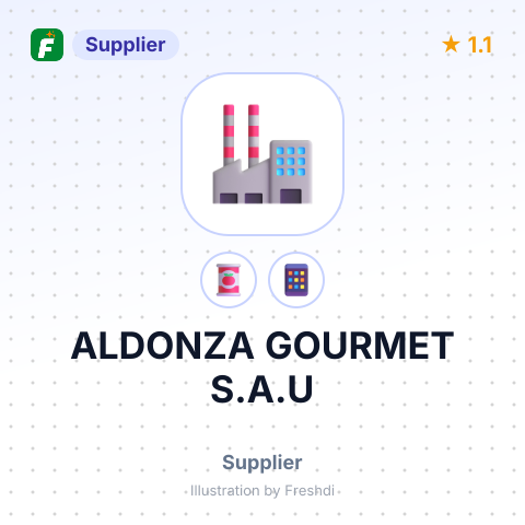 ALDONZA GOURMET S.A.U – summary card, no photo uploaded yet