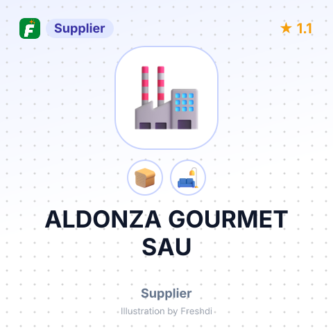 ALDONZA GOURMET SAU – summary card, no photo uploaded yet