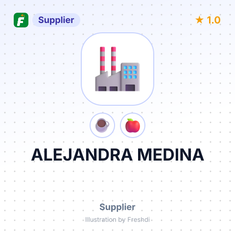 ALEJANDRA MEDINA – summary card, no photo uploaded yet