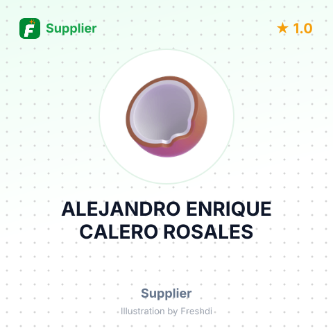 ALEJANDRO ENRIQUE CALERO ROSALES – summary card, no photo uploaded yet