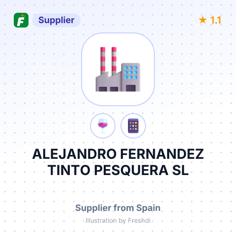 ALEJANDRO FERNANDEZ TINTO PESQUERA SL – summary card, no photo uploaded yet