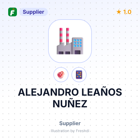 ALEJANDRO LEAÑOS NUÑEZ – summary card, no photo uploaded yet