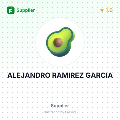 ALEJANDRO RAMIREZ GARCIA – summary card, no photo uploaded yet