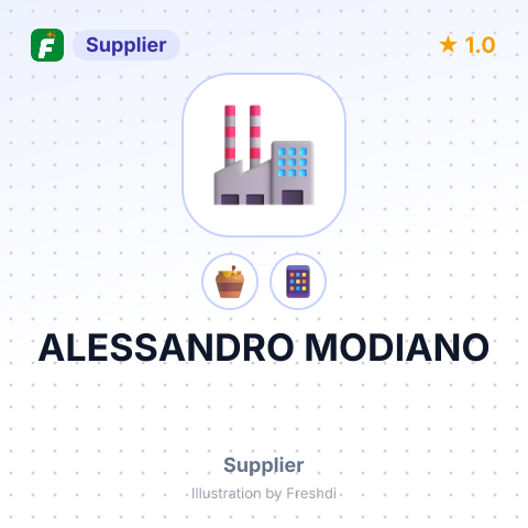 ALESSANDRO MODIANO – summary card, no photo uploaded yet
