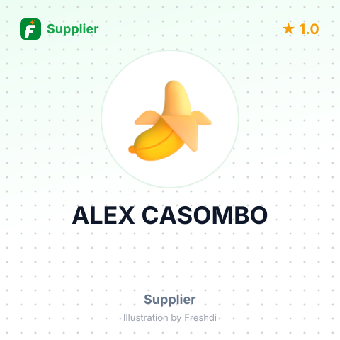 ALEX CASOMBO – summary card, no photo uploaded yet