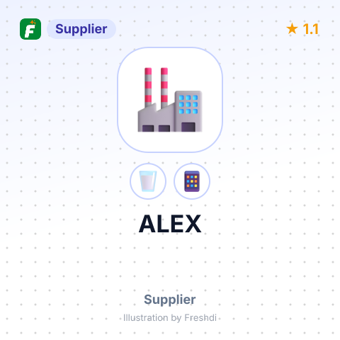 ALEX – summary card, no photo uploaded yet