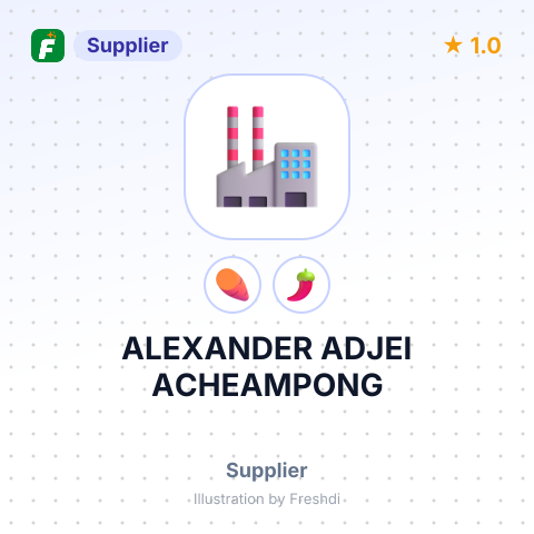 ALEXANDER ADJEI ACHEAMPONG – summary card, no photo uploaded yet