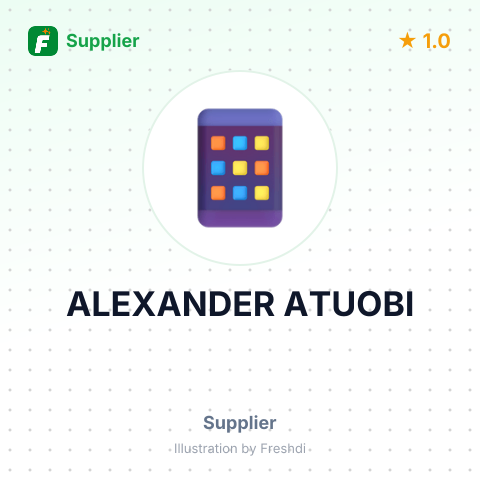 ALEXANDER ATUOBI – summary card, no photo uploaded yet