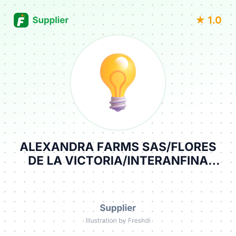 ALEXANDRA FARMS SAS/FLORES DE LA VICTORIA/INTERANFINA INTL SAS – summary card, no photo uploaded yet