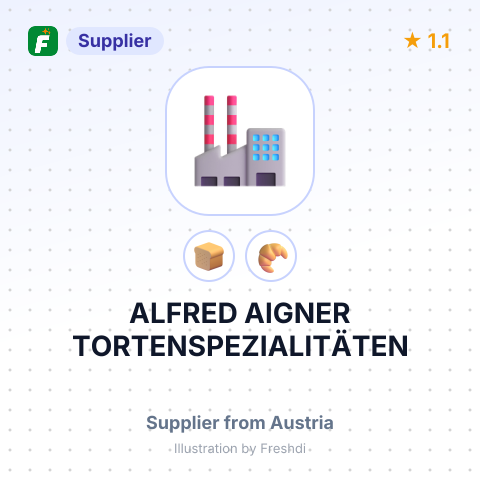 ALFRED AIGNER TORTENSPEZIALITÄTEN – summary card, no photo uploaded yet
