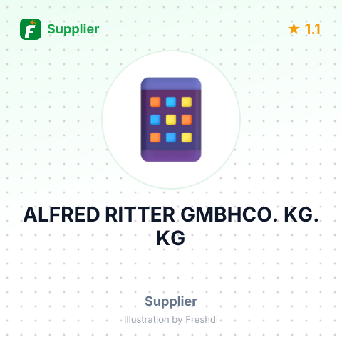 ALFRED RITTER GMBHCO. KG. KG – summary card, no photo uploaded yet