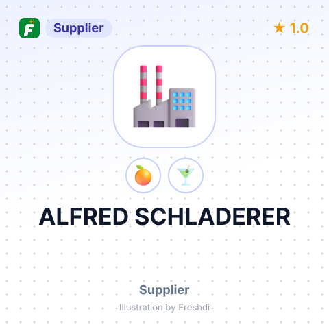 ALFRED SCHLADERER – summary card, no photo uploaded yet