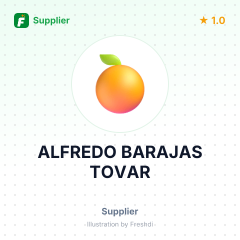 ALFREDO BARAJAS TOVAR – summary card, no photo uploaded yet