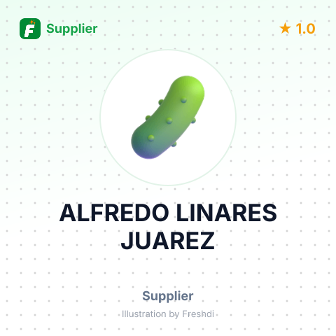 ALFREDO LINARES JUAREZ – summary card, no photo uploaded yet
