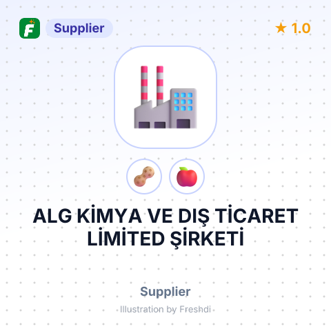 ALG KİMYA VE DIŞ TİCARET LİMİTED ŞİRKETİ – summary card, no photo uploaded yet