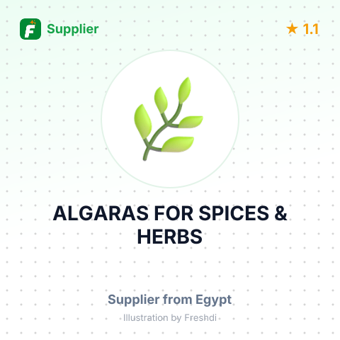 ALGARAS FOR SPICES & HERBS – summary card, no photo uploaded yet